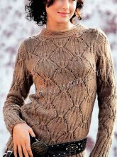 Джемпер с фантазийным узором, фото