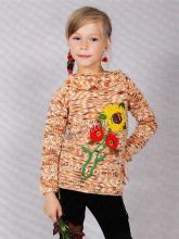 Пуловер с подсолнухами, фото модели