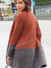 Пальто и шапка с помпоном, фото