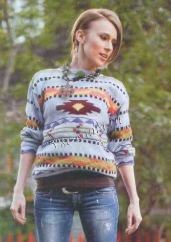 Пуловер «Чили», фото модели