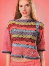 Пуловер Мозаика, фото