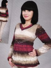 Пуловер c V-образным вырезом, фото