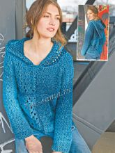 Пуловер-пэчворк