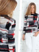 Пуловер пэчворк, фото