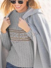 Фото пуловера покроя реглан