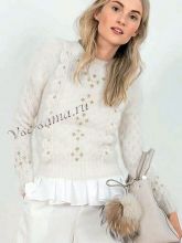 Пуловер романтического стиля, фото