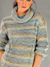 Пуловер с плавным цветовым переходом, фото