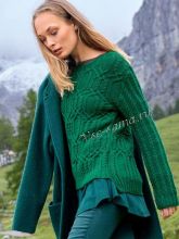 Пуловер с удлиненной спинкой, фото