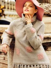 Пуловер в винтажном стиле, фото