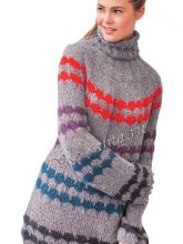 Свитер с круглой кокеткой, фото