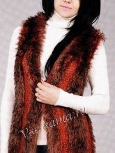 Жилет с вертикальными полосками, фото