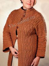 Жакет с рельефным узором