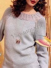 Пуловер - оригинальное решение, фото