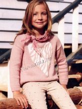 Пуловер с сердечком, фото