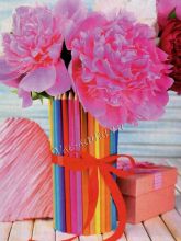 Ваза из карандашей, фото