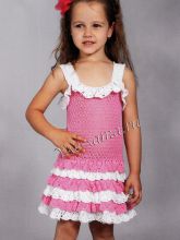 Сарафан с оборками на дечоку 4 года