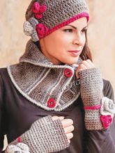 Фото комплекта крючком