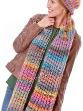 Комплект радужный спицами, фото