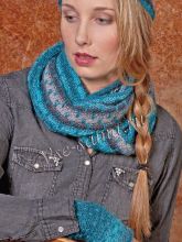 Комплект в бирюзовых тонах, фото