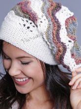 Шапка с павлиньим узором, фото