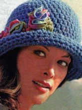 Шляпка с цветами, фото