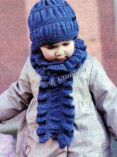 Синий комплект для маленькой модницы, фото