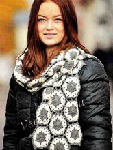 Шарфик из мотивов, фото