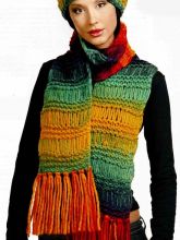 Берет и шарф