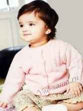 Детский жакетик спицами, фото