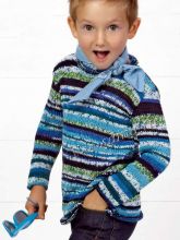 Меланжевый пуловер за пару дней, фото