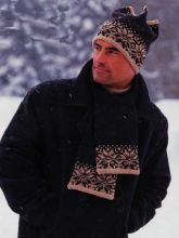 Мужской комплект с норвежскими узорами