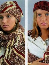 Шапочка, шарф и берет