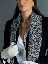 Шапочка, шарф, митенки и варежки