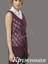 Ажурная туника из тончайших кружев, фото