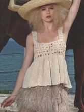 Ажурный топ для отдыха, фото