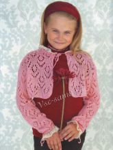 Детский ажурный жакет, фото