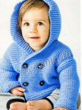 Двубортный жакет с капюшоном, фото