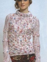 Джемпер с косами, фото