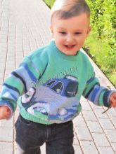 Джемпер с машинкой, фото