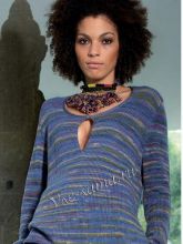 Джемпер с разрезами, фото