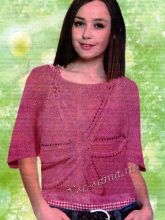 Джемпер с шестигранной деталью, фото