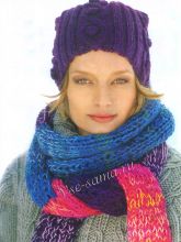 Комплект: шарф и шапка, фото