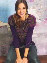 Короткая безрукавка с узором из сот, фото