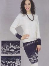 Костюм с зимним пейзажем, фото