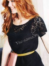 Красивый черный топ, фото