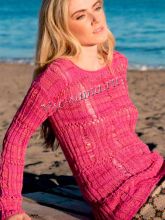 Малиновый пуловер, фото