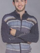 Мужская кофта на молнии, фото