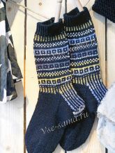 Мужские носки с орнаментом, фото