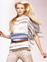 Накидка с бахромой, фото