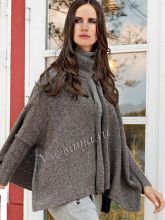 Накидка с воротником-стойкой, фото